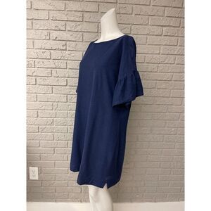 Vineyard Vines Navy Flutter Sleeve T-Shirt Dress Size M